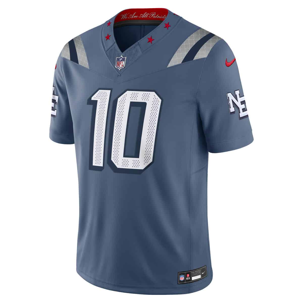 Men's Drake Maye New England Patriots Nike 2025 Rivalries