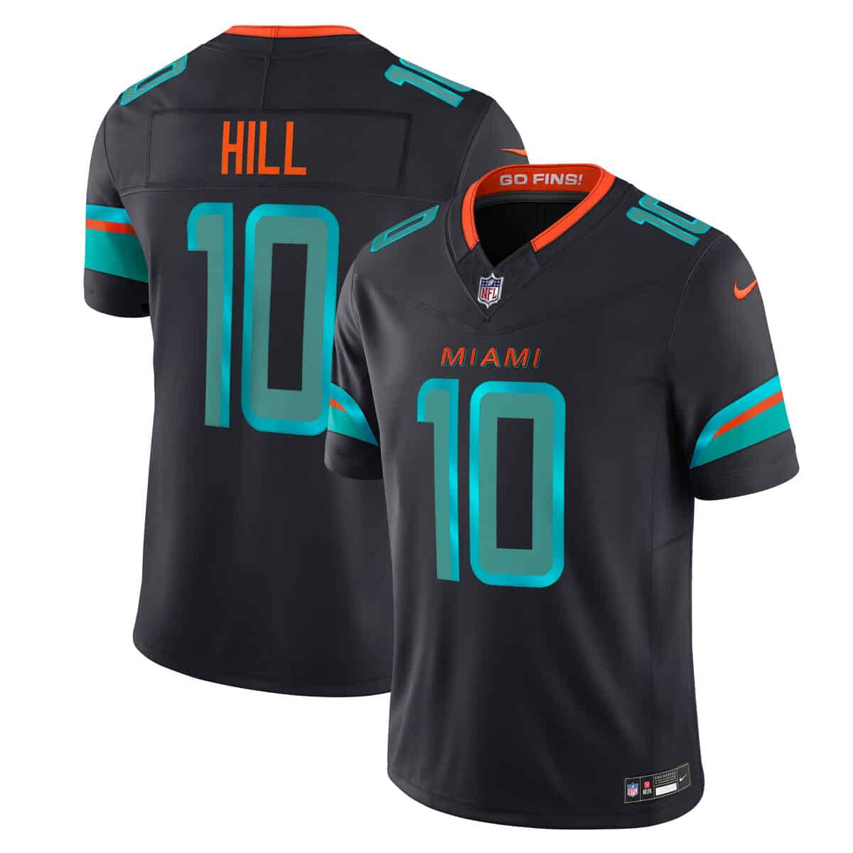 Men's Jaylen Waddle Miami Dolphins Nike 2025 Rivalries Collection
