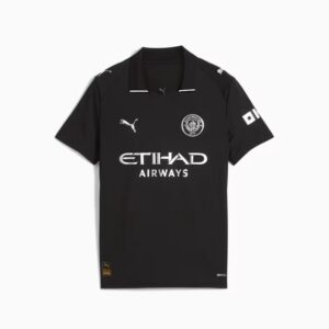 Men's Manchester City Puma 2025/26 Away Replica Jersey - Black