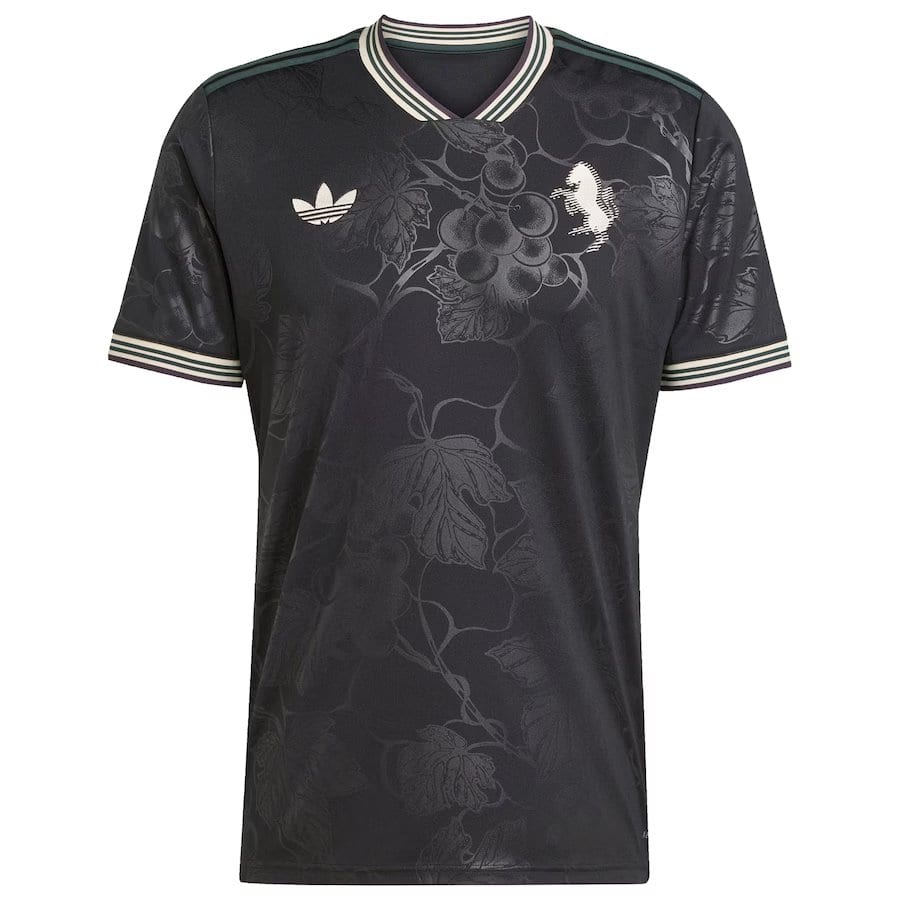 Men's Juventus Adidas 25/26 Third Replica Jersey - Black - Sports