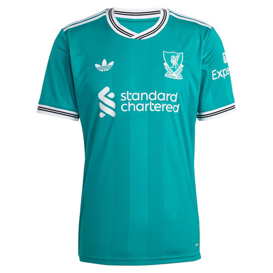 Men's Liverpool Adidas 2025/26 Third Replica Jersey - Green