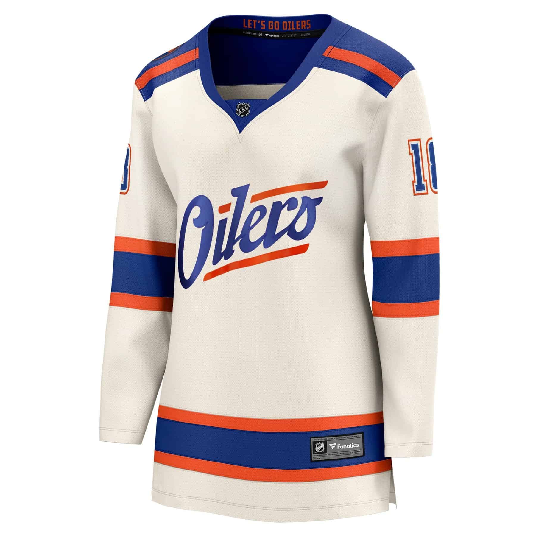 50s~60s フットボールシャツ DAN MURPHY 42 レーヨン Women's Zach Hyman Edmonton Oilers Fanatics Breakaway Alternate