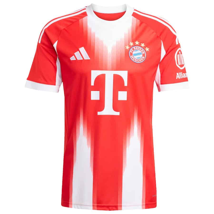 Men's Bayern Munich Adidas 2025/26 Home Replica Jersey - Red
