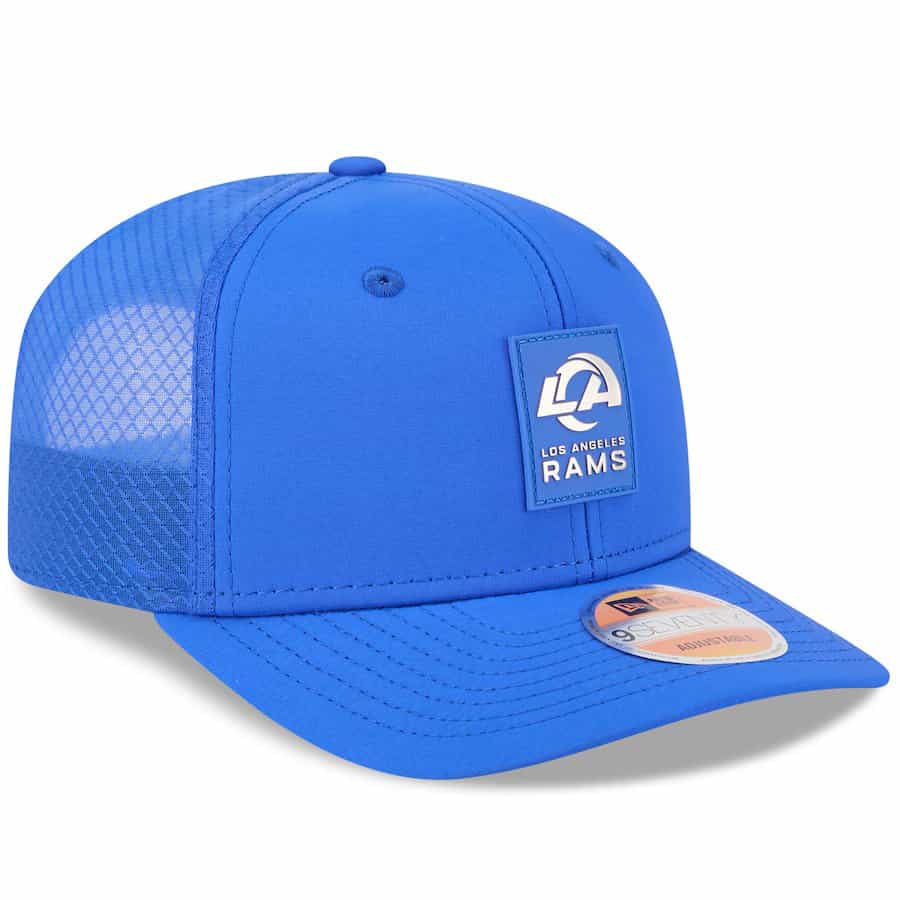 La Rams Sidelines Los Angeles Rams New Era 2025 NFL Sideline 9SEVENTY Adjustable Hat ...