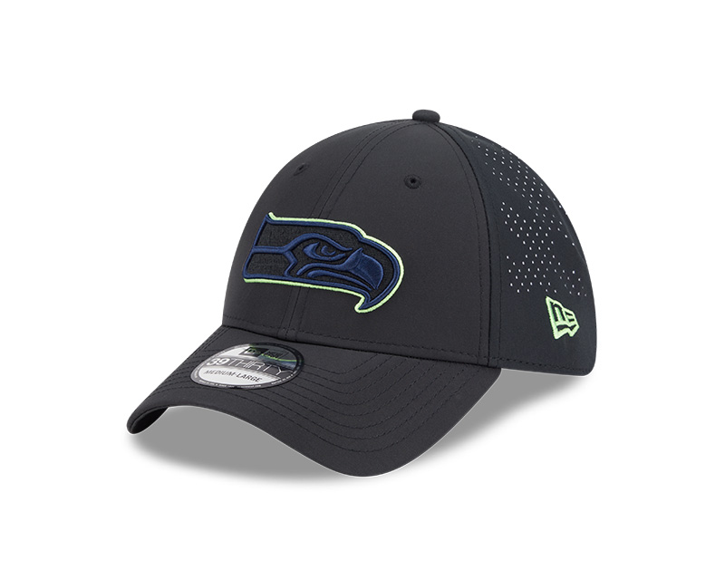 Seattle Seahawks New Era Night 39THIRTY Flex Hat Black Sports