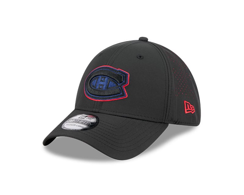 Montreal Canadiens New Era Night 39THIRTY Flex Hat - Black