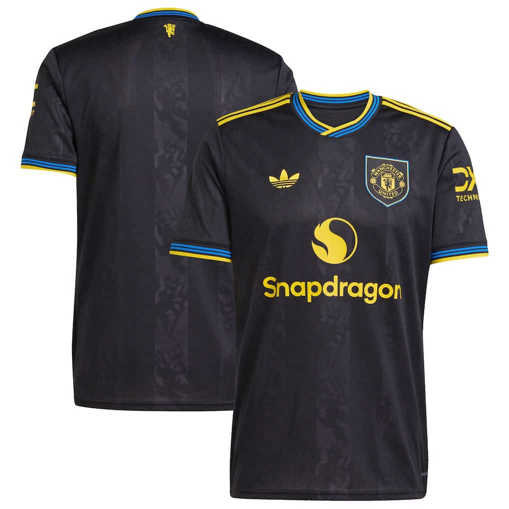 Men's Manchester United Adidas 2025/26 Third Replica Jersey