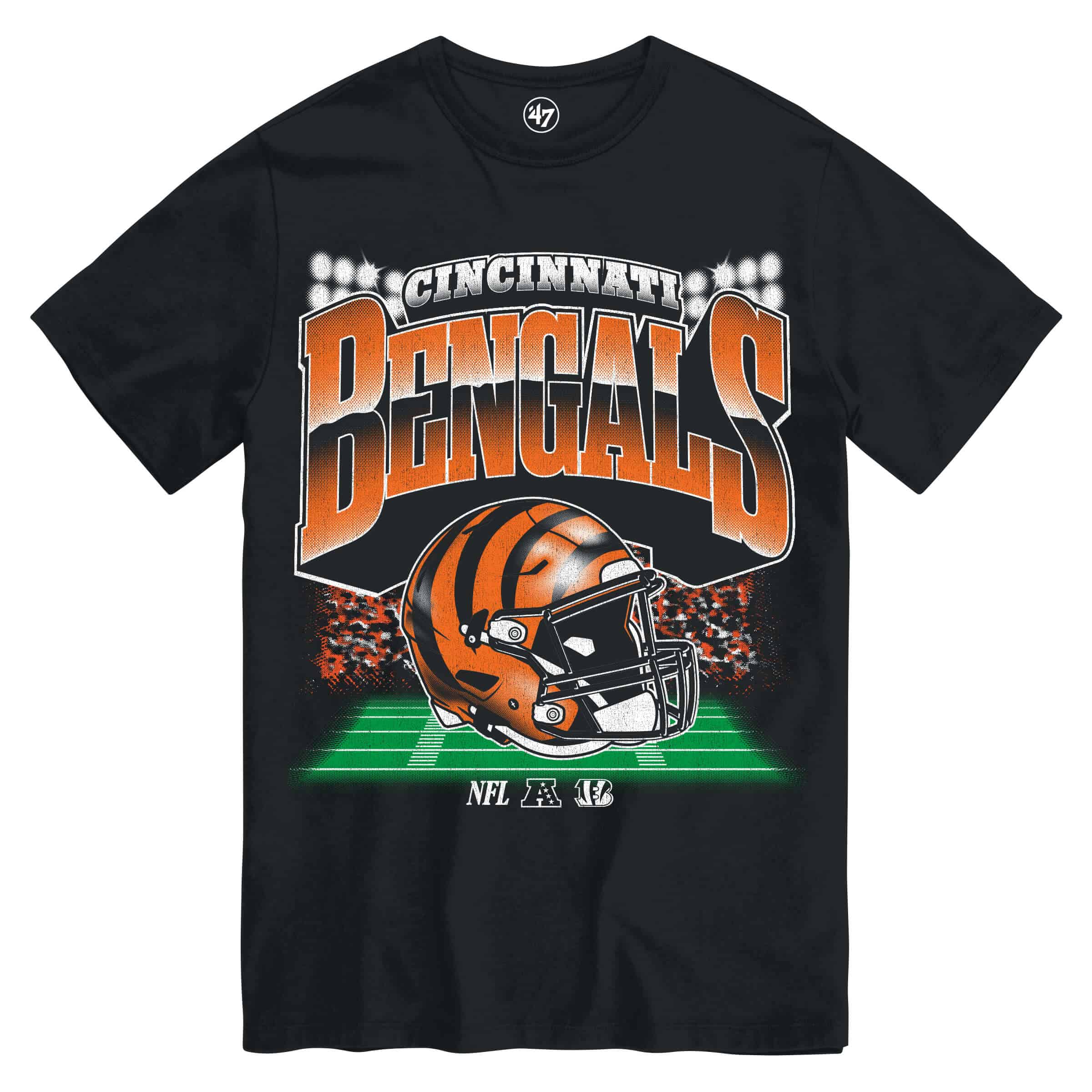 Men's Cincinnati Bengals '47 Brand Blindside T-Shirt - Black