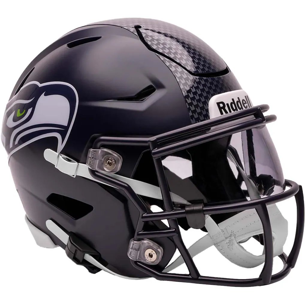 Seattle Seahawks Riddell Speed Flex Mid-Size Helmet - Sports Closet