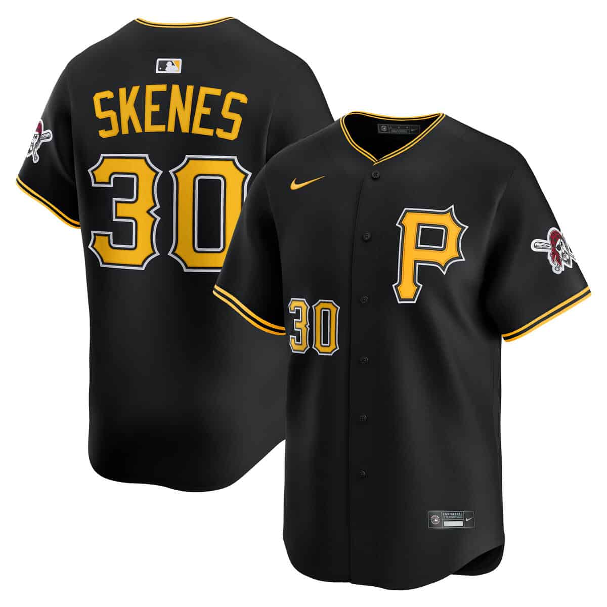 Pittsburgh Pirates Paul Skenes Nike Black Alternate Limited Player