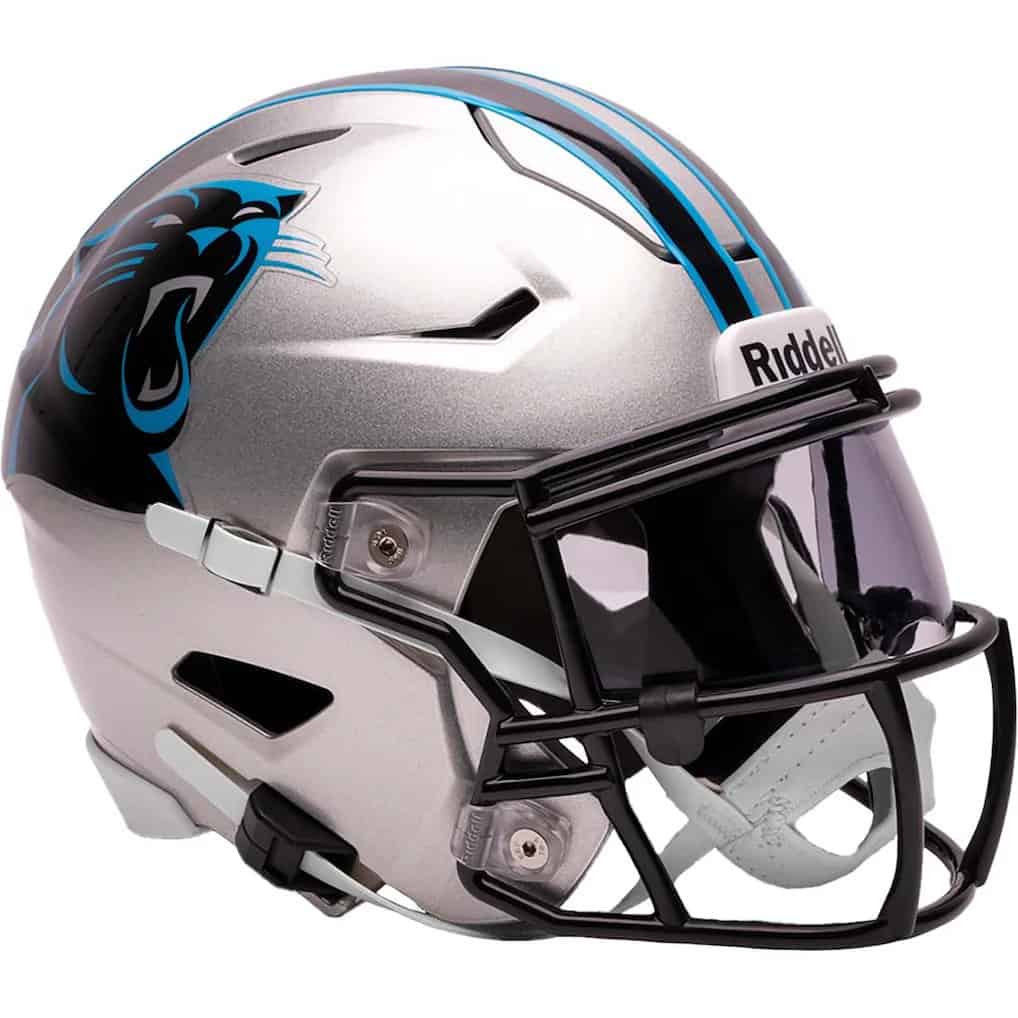 Carolina Panthers Riddell Speed Flex Mid-Size Helmet - Sports Closet