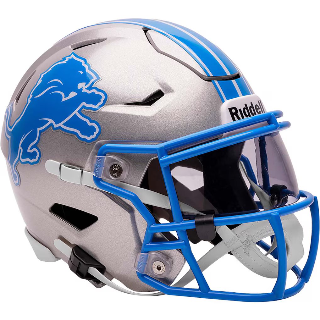 Detroit Lions Riddell Speed Flex Mid-Size Helmet - Sports Closet
