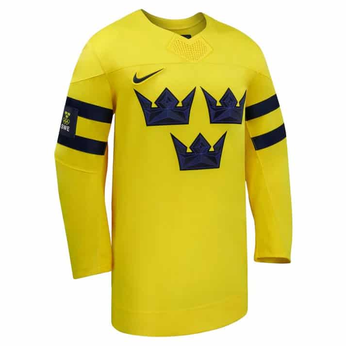 Sweden Nike 2026 Olympics Home Replica Jersey - Yellow - Sports Closet