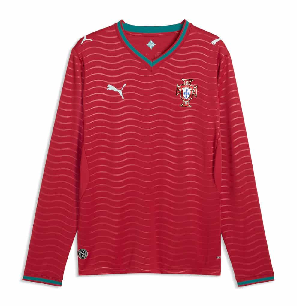 Men s Portugal National Team Puma 2026 Home Replica Long Sleeve Jersey Men s Portugal National Team Puma 2026 Home Replica Long Sleeve Jersey