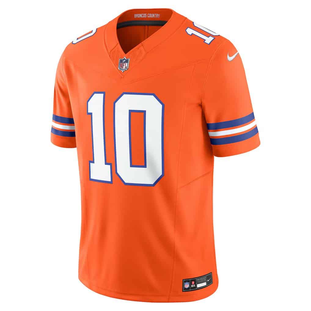 Men's Denver Broncos Bo Nix Nike Alternate Mile High Collection