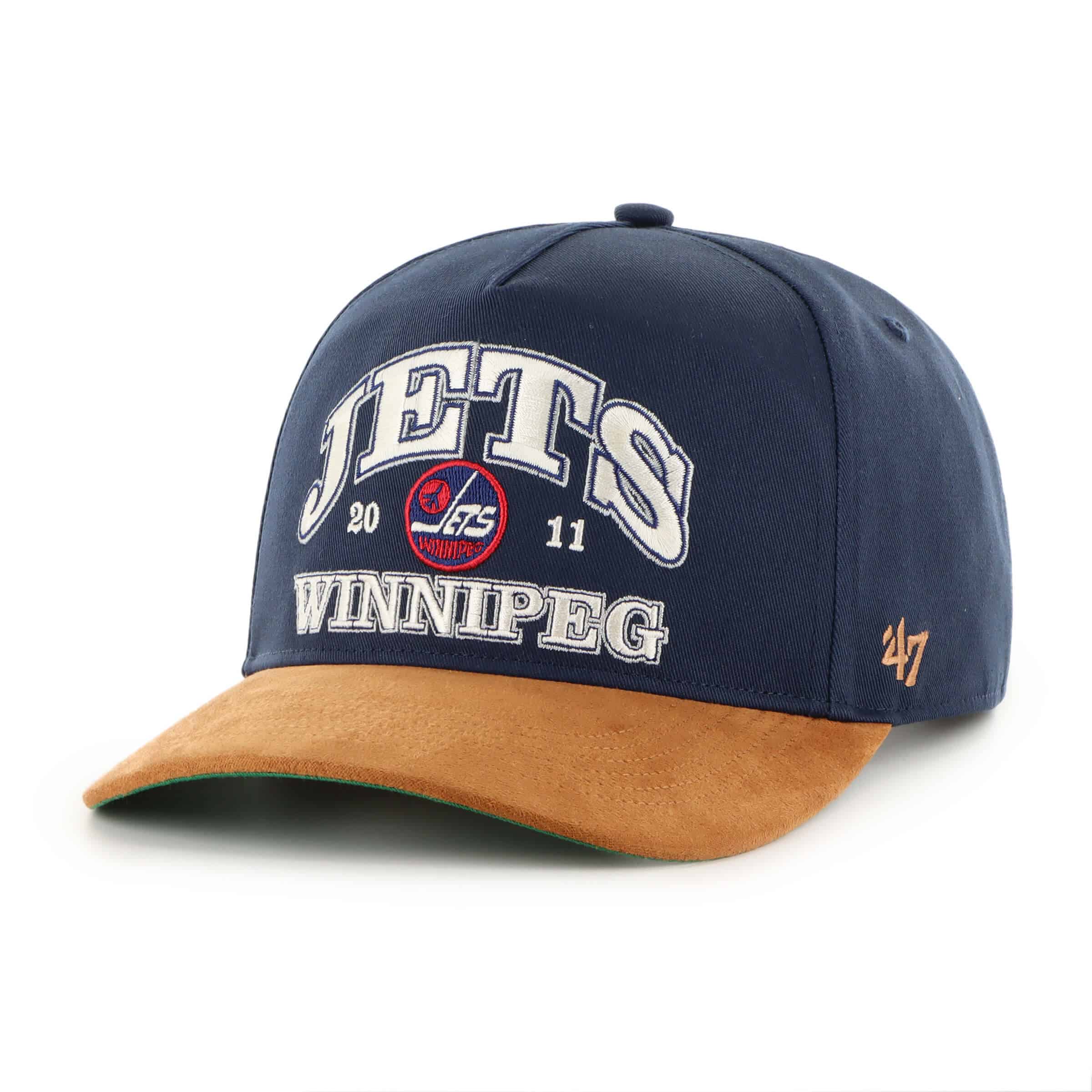 Winnipeg Jets '47 Brand Break Wood Suede Hitch Adjustable Hat