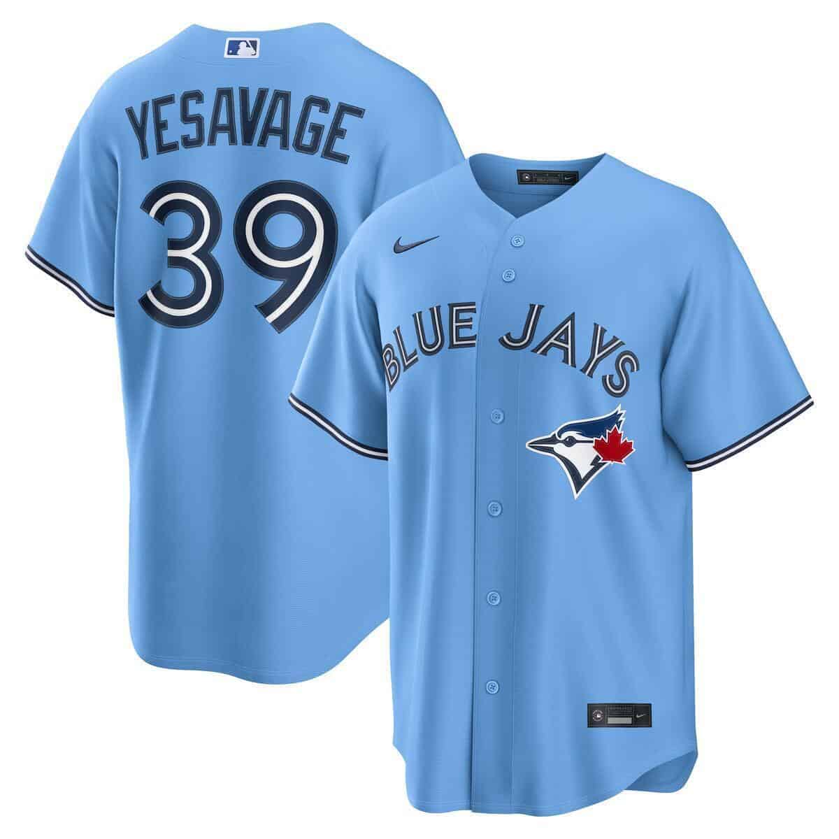Men's Toronto Blue Jays Trey Yesavage Nike Light Blue Alternate