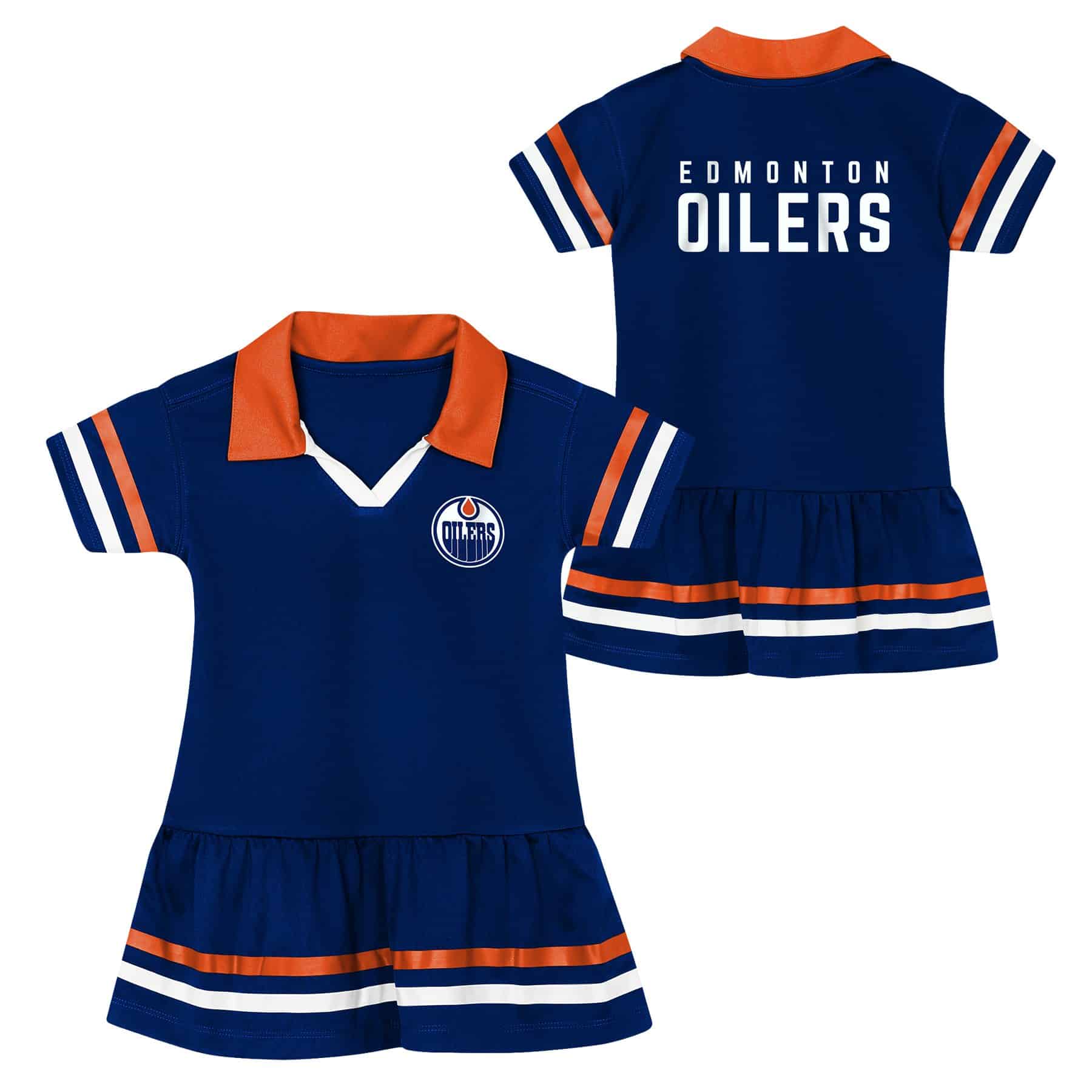Girls Child Edmonton Oilers Star Player Dress