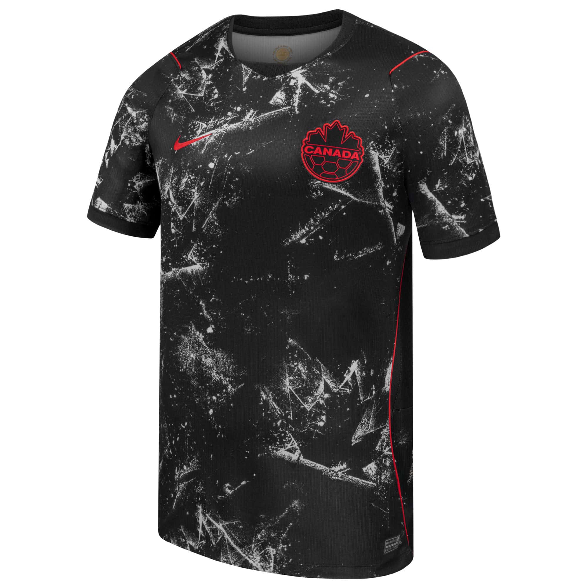 Nike サッカーシャツ UCHIDA 2 XL Men's Canada Soccer Nike 2026 Stadium Away Replica Jersey - Black