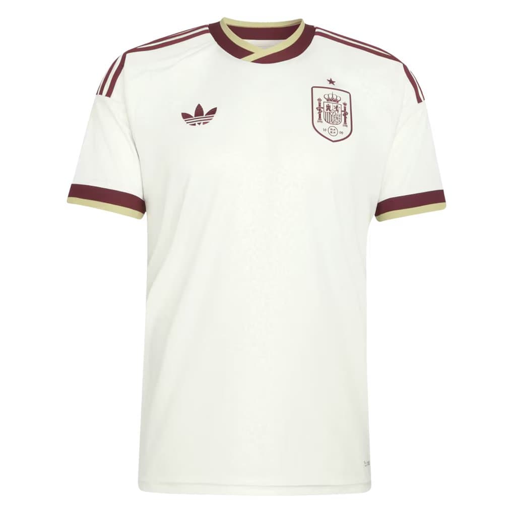 Men's Spain National Team Adidas 2026 Away Replica Jersey - White