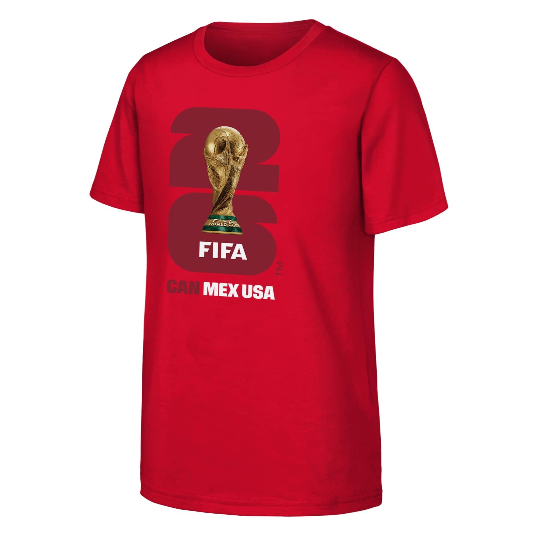 Youth Canada FIFA World Cup 2026 Host Nation T-Shirt - Red