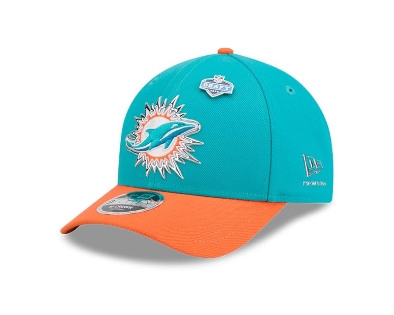 Miami Dolphins New Era 2026 NFL Draft 9FORTY M-Crown Adjustable