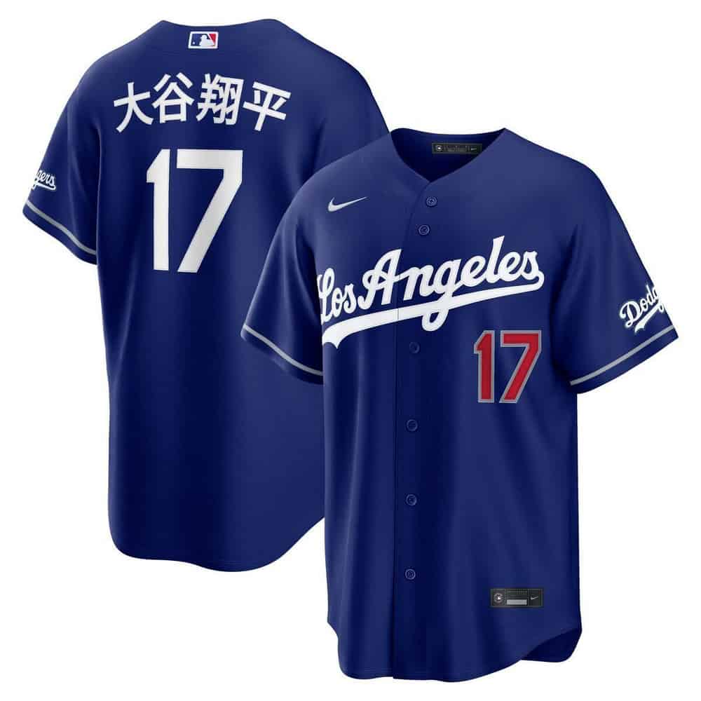 Los Angeles Dodgers Shohei Ohtani Nike Royal Alternate Stadium