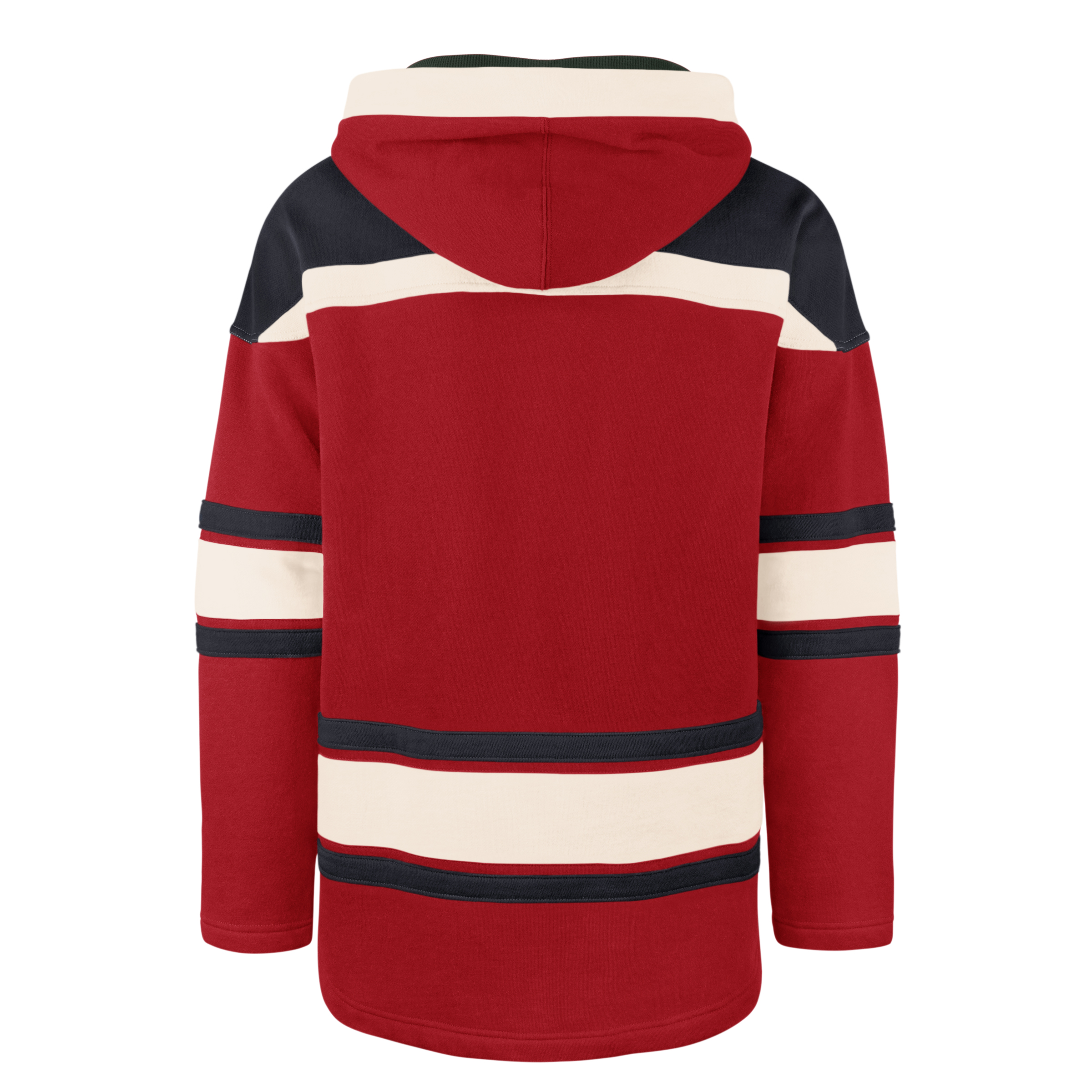 Men's Montreal Canadiens '47 Brand Red Lacer Fleece Hoodie