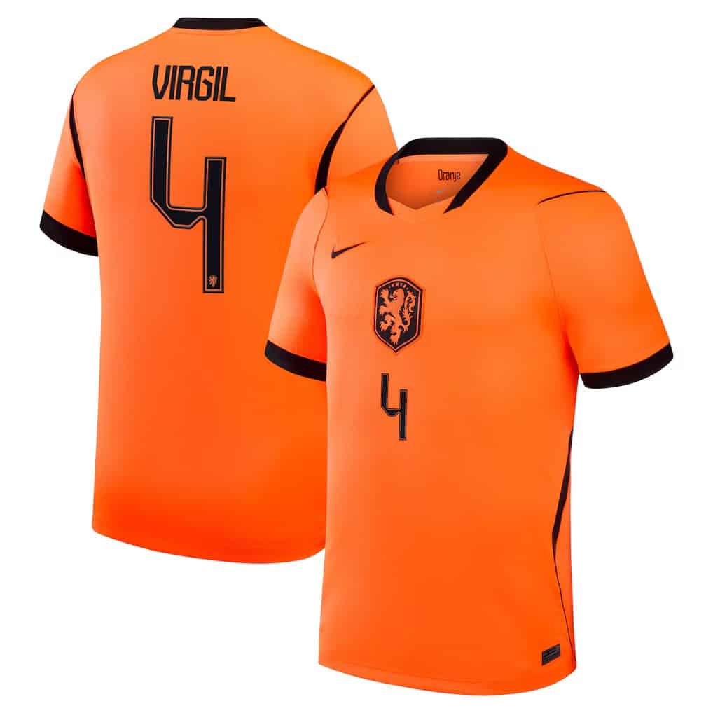 Men's Virgil van Dijk Netherlands National Team Nike 2026 Home