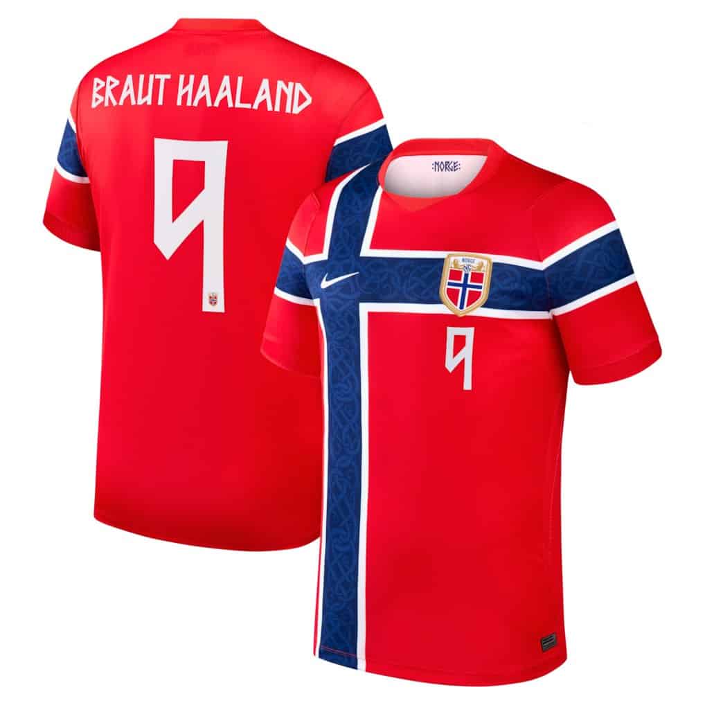 Men's Erling Haaland Norway National Team Nike 2026 Home Stadium