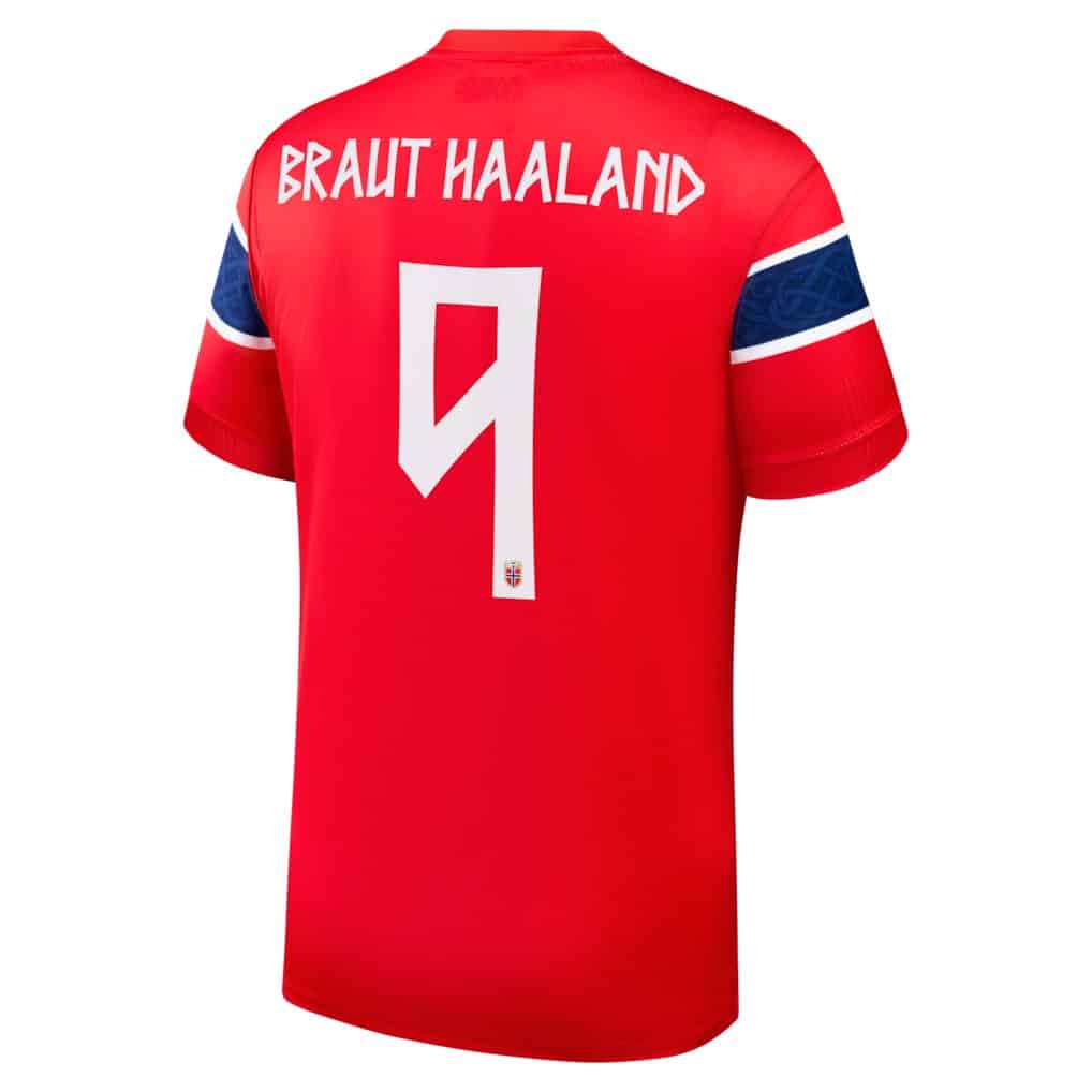 Men's Erling Haaland Norway National Team Nike 2026 Home Stadium
