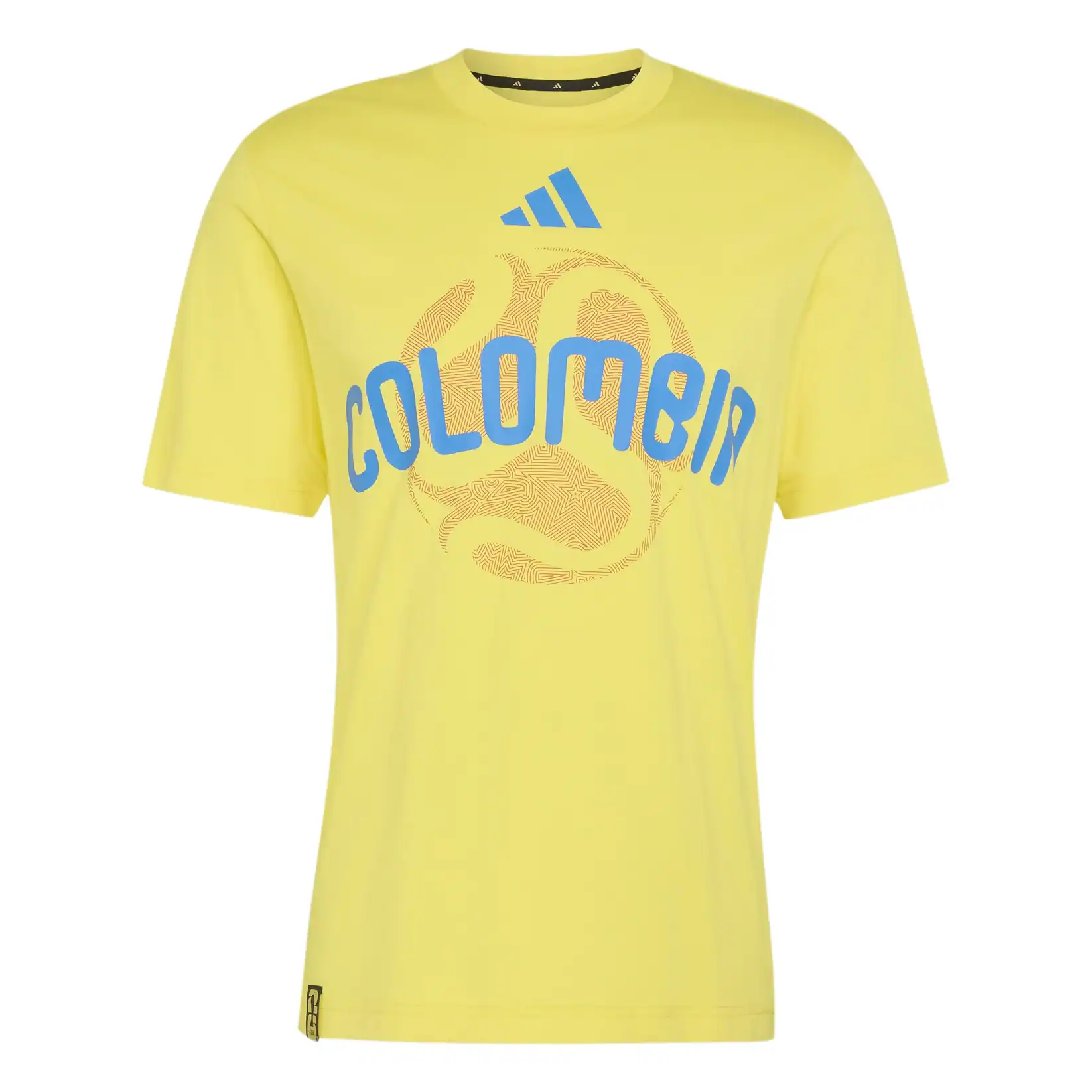 Men's Colombia Adidas FIFA World Cup 2026 T-Shirt - Yellow