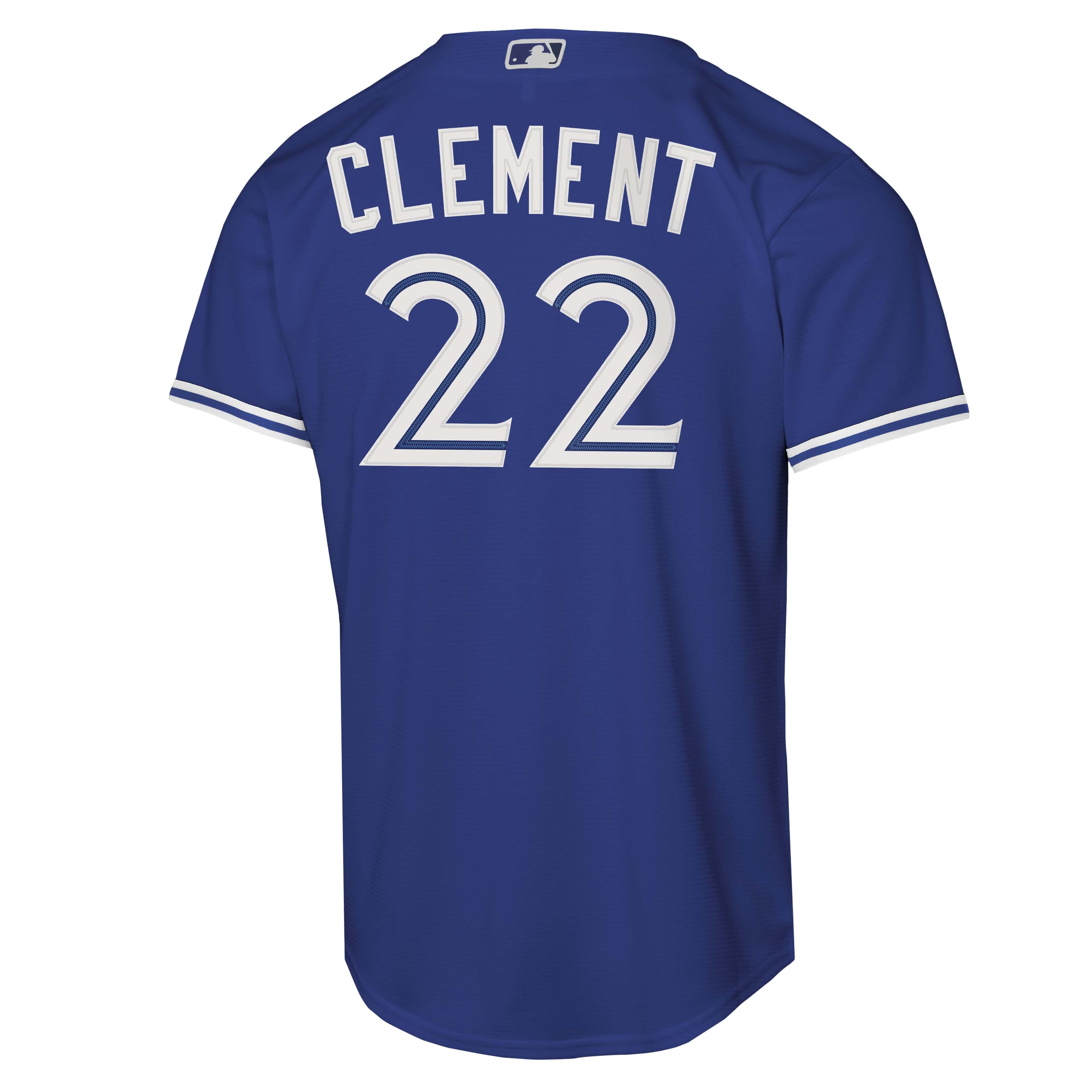 Youth Toronto Blue Jays Ernie Clement Nike Royal Blue Alternate