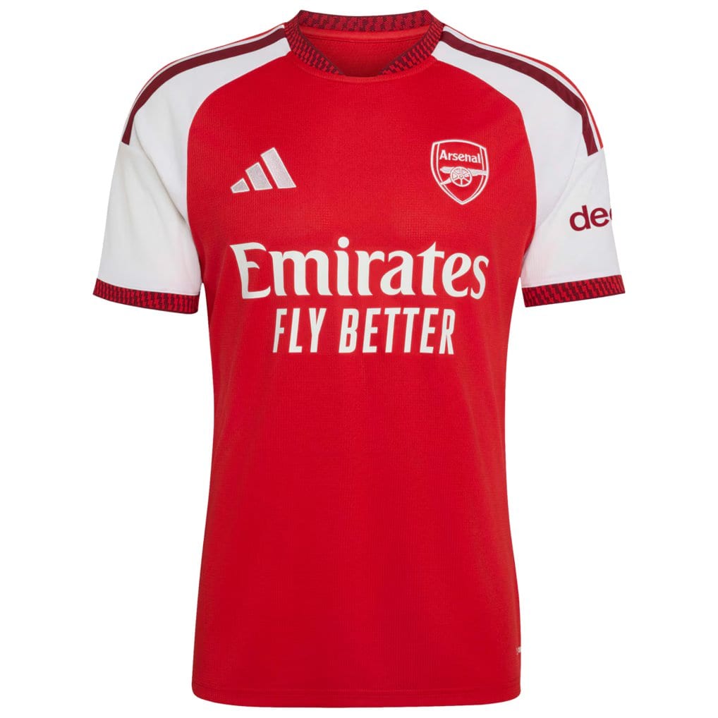  Arsenal 2026 Jersey Mサイズ サード Men's Arsenal Adidas 2026/27 Home Replica Jersey - Red - Sports Closet