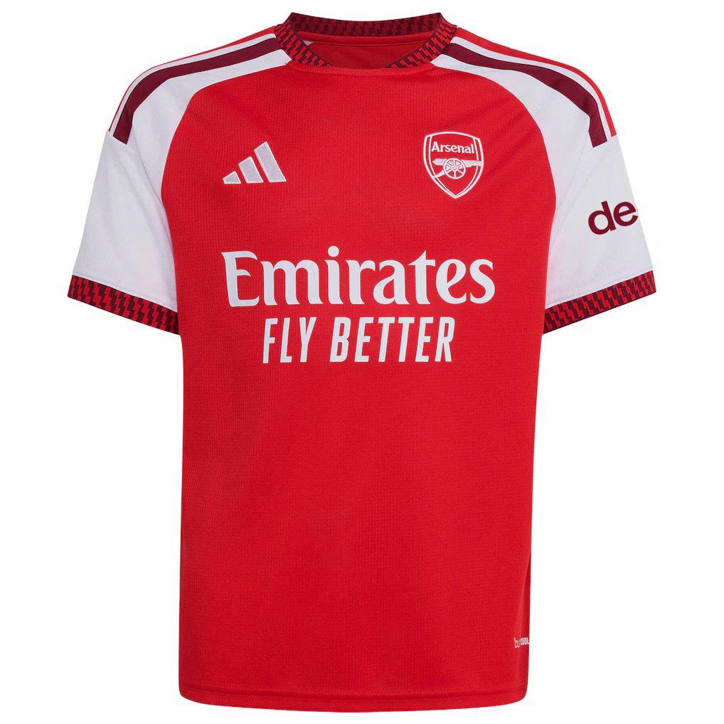 Youth Arsenal Adidas 2026/27 Home Replica Jersey - Red - Sports Closet