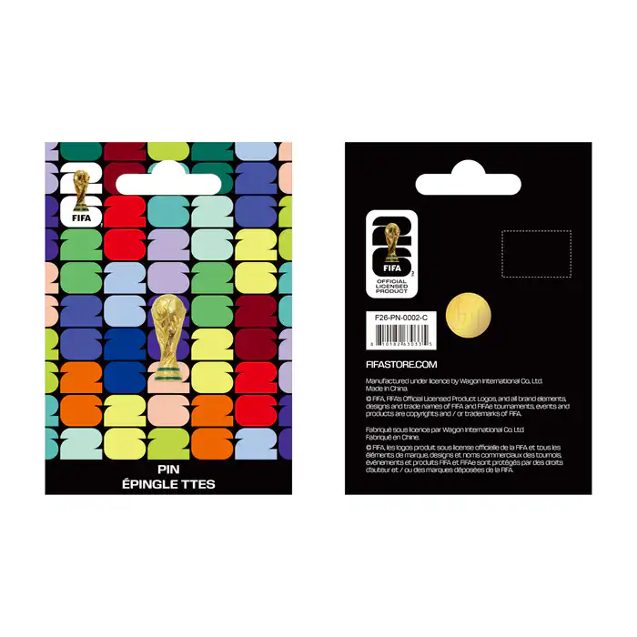 FIFA World Cup 2026 Trophy Lapel Pin - Sports Closet