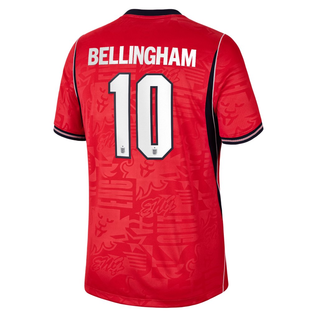NIKE イングランド代表　アウェー　ユニフォーム　BELLINGHAM Men's Jude Bellingham England National Team Nike 2026 Away Stadium