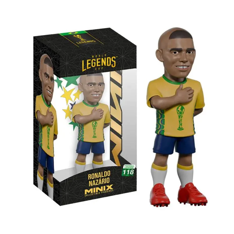 Ronaldo Brazil World Cup Legends Minix 12cm Figurine - Sports Closet
