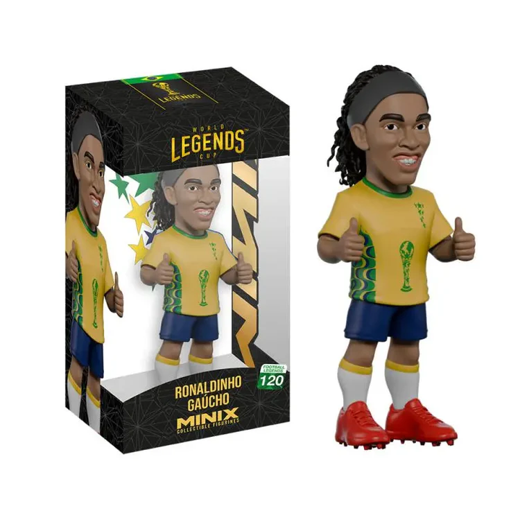 Ronaldinho Brazil World Cup Legends Minix 12cm Figurine - Sports