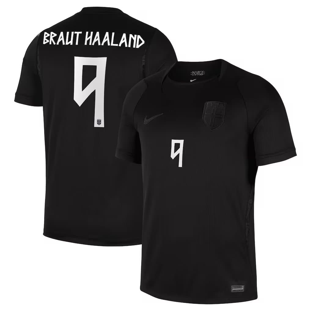 Men's Erling Haaland Norway National Team Nike 2026 Away Stadium