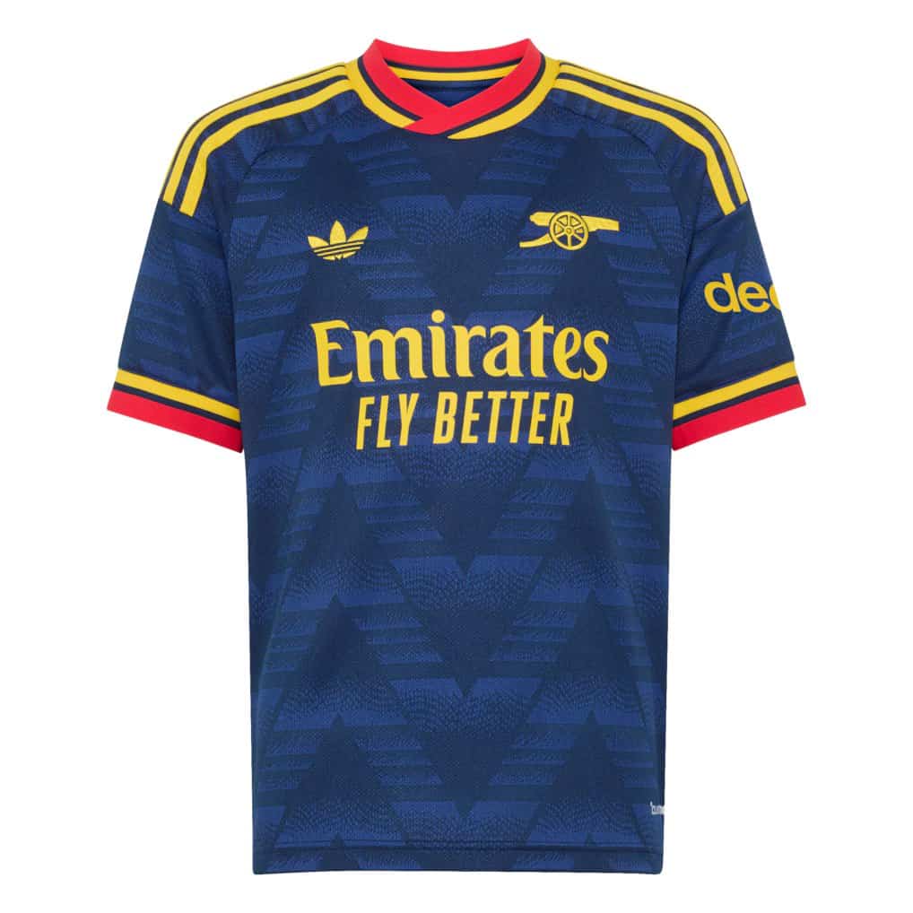 Men's Arsenal Adidas 24/25 Third Replica Jersey - Aqua - Sports Closet