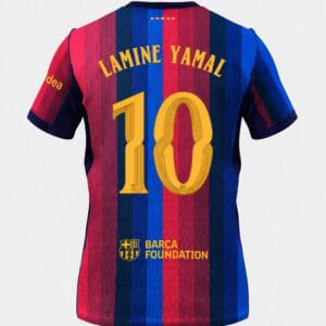 Men's Lamine Yamal FC Barcelona 2025/26 Nike Home Stadium Replica
